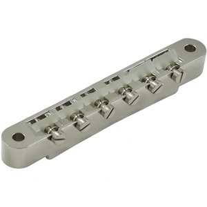 Advanced Plating ABR-1 Bridge w/ ABS Saddles for Gibson, NICKEL