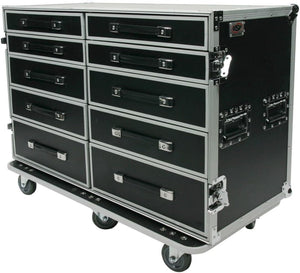 OSP PRO-WORK-SXS ATA Side by Side 10-Drawer Utility/Road/Tour Case