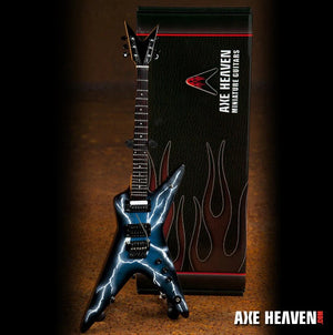 AXE HEAVEN Dimebag Darrell Lightning Bolt Signature Mini Guitar Display Gift