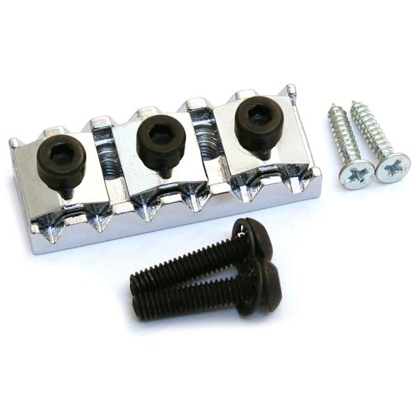 Genuine Floyd Rose Original Series R3 Locking Guitar String Neck Nut - CHROME