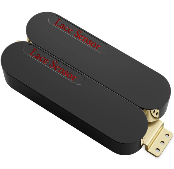 Lace Sensor Red/Red Dually Humbucker Pickup - Black, 04503-02