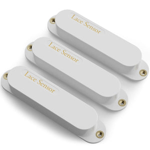 Lace Sensor Triple Gold Pickup Set, White, 21073-01