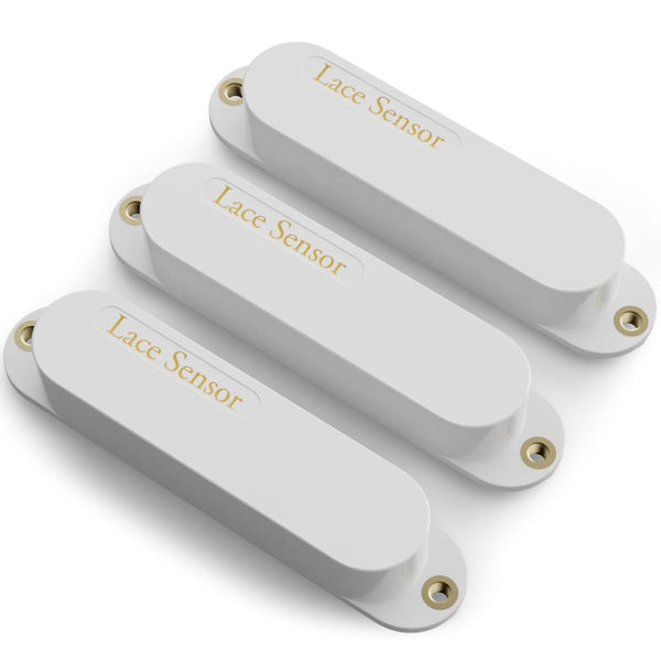 Lace Sensor Triple Gold Pickup Set, White, 21073-01