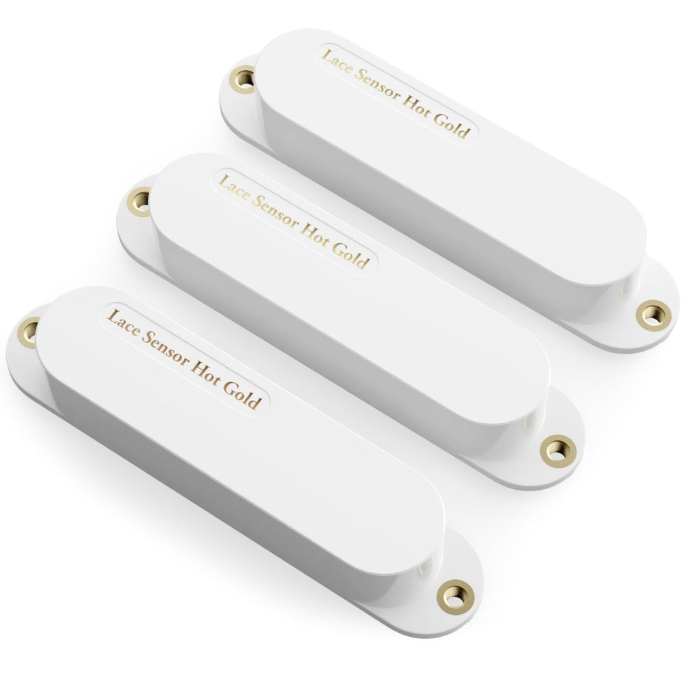 Lace Sensor Hot Gold Pickup Set with Hot Bridge, White, 21153-01