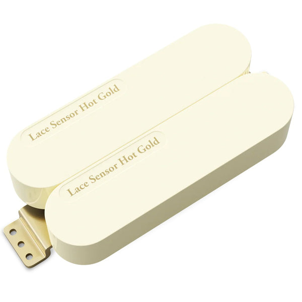 Lace Hot Gold Dually 12k Neck Humbucker Pickup, Cream, 22051-03