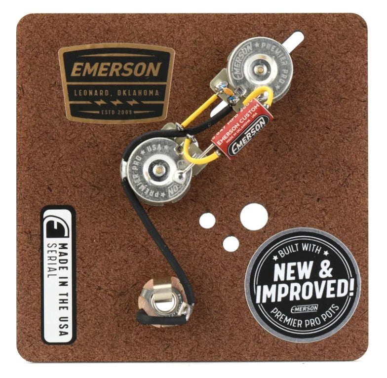 Emerson Custom USA Prewired Kit for F-Bass/Precision Bass, PB-PREMIER