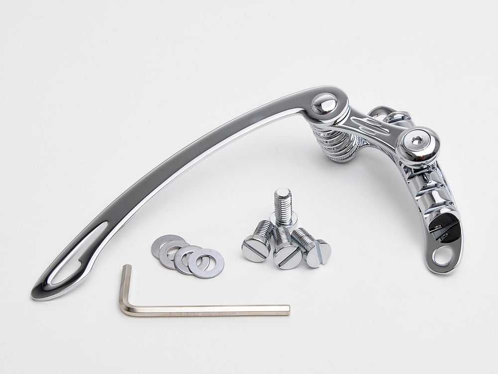 Goldo TLT2 Tailpiece Tremolo w/ Metric and SAE studs: M8 and 5/16-24 - CHROME