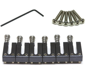 Graph Tech String Saver Elite 6-Saddle Set for Strat/Tele, 2-1/16" Spacing