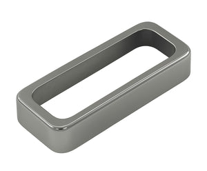 Advanced Plating P90 Soapboar Pickup Cover (Open) for Gibson, BLACK CHROME