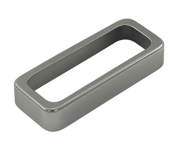 Advanced Plating P90 Soapboar Pickup Cover (Open) for Gibson, BLACK CHROME