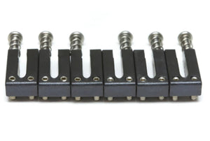 Graph Tech String Saver Elite 3x3 6-Saddle Set for Strat/Tele, 2-1/16" Spacing