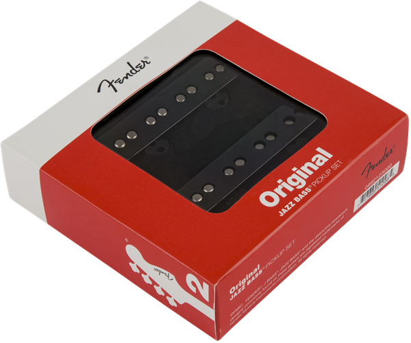 Genuine Fender Original Jazz/J-Bass Black Pickups Set - 099-2123-000