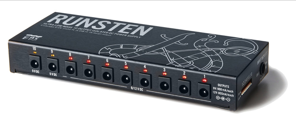 EBS RUNSTEN Professional Multi DC Pedlboard Pedal Effects Power Supply