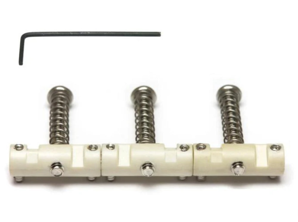 Graph Tech TUSQ 3-Saddle Compensated Barrel Set for Tele/Telecaster Guitar