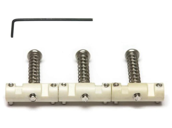 Graph Tech TUSQ 3-Saddle Compensated Barrel Set for Tele/Telecaster Guitar