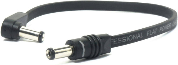 EBS DC1-28 90/0 Flat Power Cable, Angle-Straight, 28 Centimeters