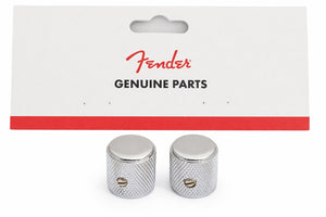 Genuine Fender Pure Vintage 60s Telecaster/Tele Knurled Barrel Metal Knobs