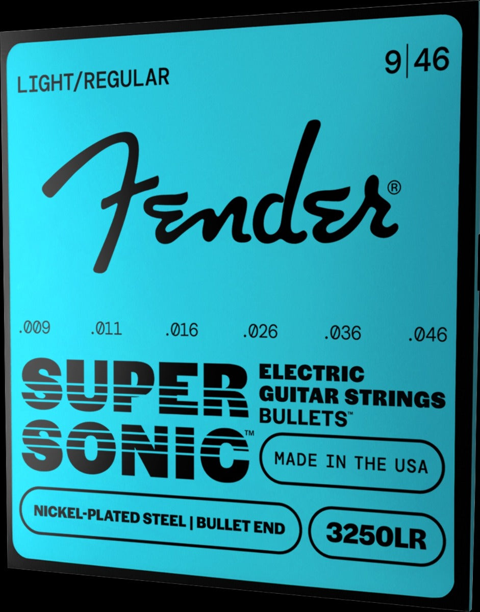 Fender 3250LR Super Bullets Electric Guitar Strings Set - LIGHT REGULAR 9-46