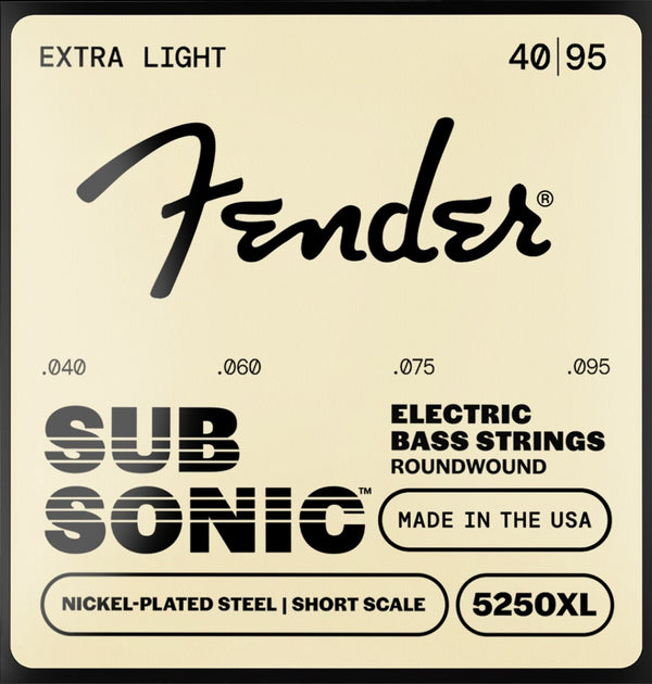 Fender 5250XL NPS Roundwound Electric Bass Strings Short-Scale EXTRA LIGHT 40-95