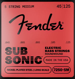 Fender 72505M NPS Long Scale 5-String Set for Bass - Medium, 073-7250-456