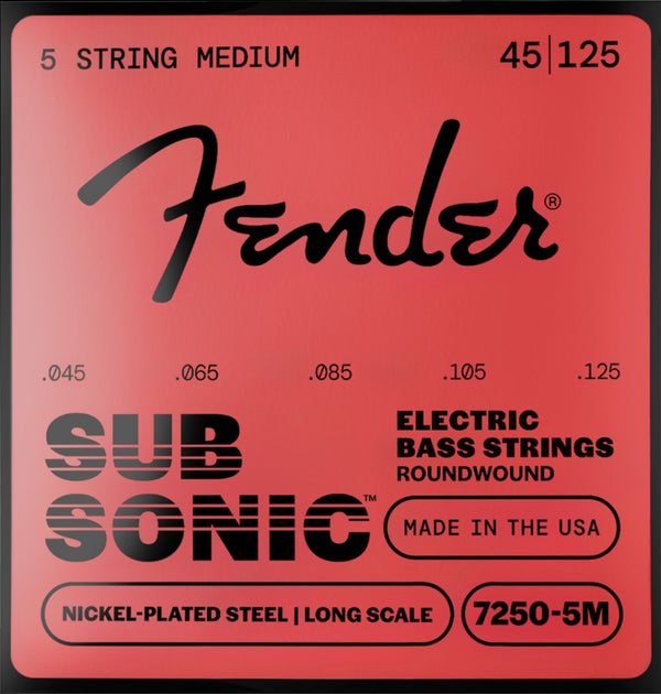 Fender 72505M NPS Long Scale 5-String Set for Bass - Medium, 073-7250-456
