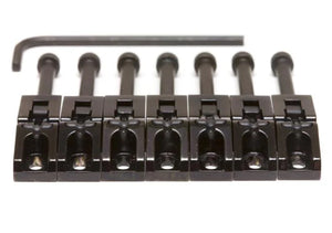 Graph Tech Floyd Rose Style 7-STRING String Saver Saddles Set, BLACK