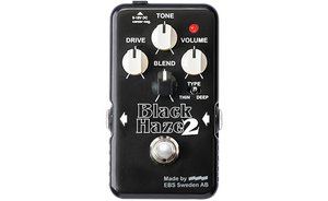 EBS Black Haze 2 Creamy Drive Bass/Guitar Distortion Pedal