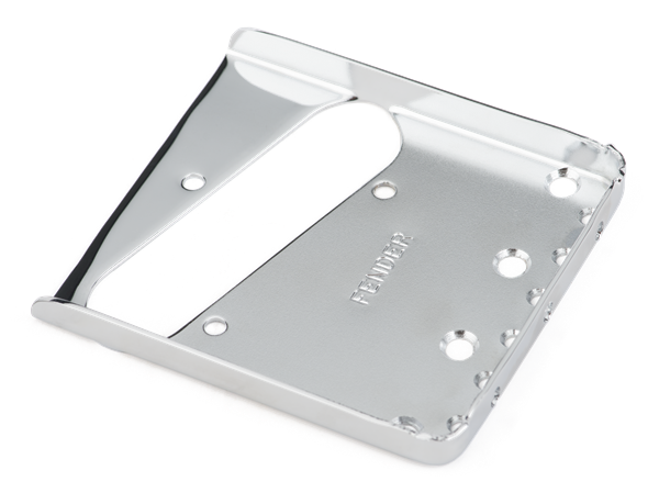 Genuine Fender American Vintage Telecaster Thinline Guitar Bridge Plate - CHROME