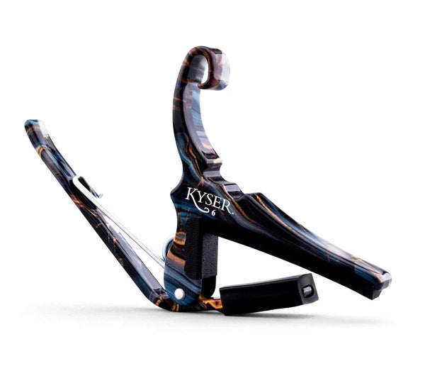 Kyser X Gopherwood Lacquerware Capo for 6-String Acoustic Guitar, KG6GWLA