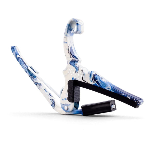 Kyser X Gopherwood White Porcelain Capo for 6-String Acoustic Guitar, KG6GWWPA