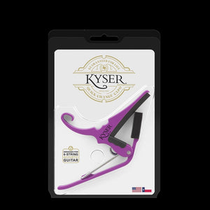 Kyser Quick-Change Capo, Purple Rain, for 6-String Acoustic Guitar, USA, KG6PRNA