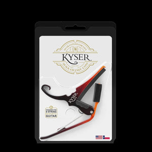 Kyser Quick-Change Capo, Sunburst, for 6-String Acoustic Guitar, USA, KG6SNBA