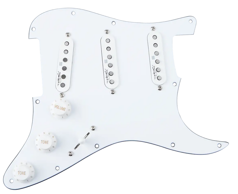 SEYMOUR DUNCAN Jimmy Hendrix Signature STANDARD Loaded WHITE Pickguard for Strat