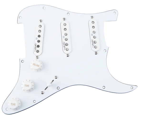 SEYMOUR DUNCAN Jimmy Hendrix Signature STANDARD Loaded WHITE Pickguard for Strat