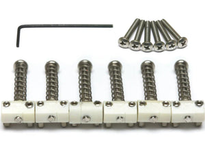 Graph Tech 6-Barrel-Saddle Set for Vintage Tele/Telecaster, PQ-8166-00