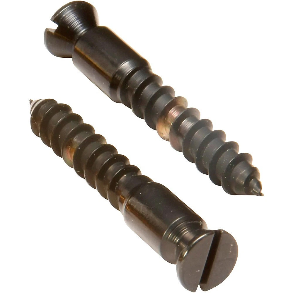 Floyd Rose Original Bridge Mounting Wood Screw Studs, Black, Set of 2, FRBMWSSBP