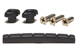 Graph Tech Black TUSQ XL Slotted Nut & String Retainer Pack/Set, PT-5001-00