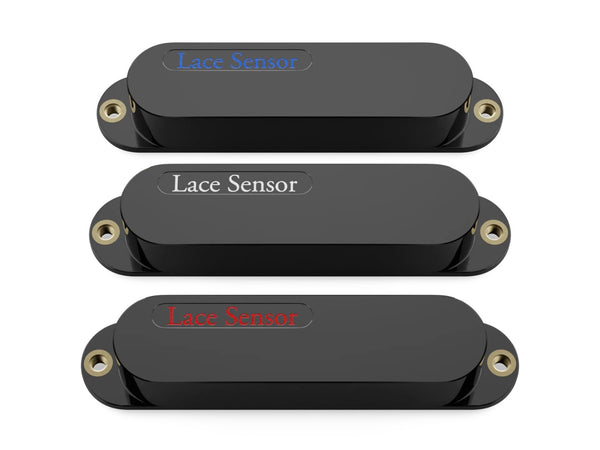Lace Sensor Ultimate Triple Blue/Silver/Red SSS Pickup Set, Black 21063-02