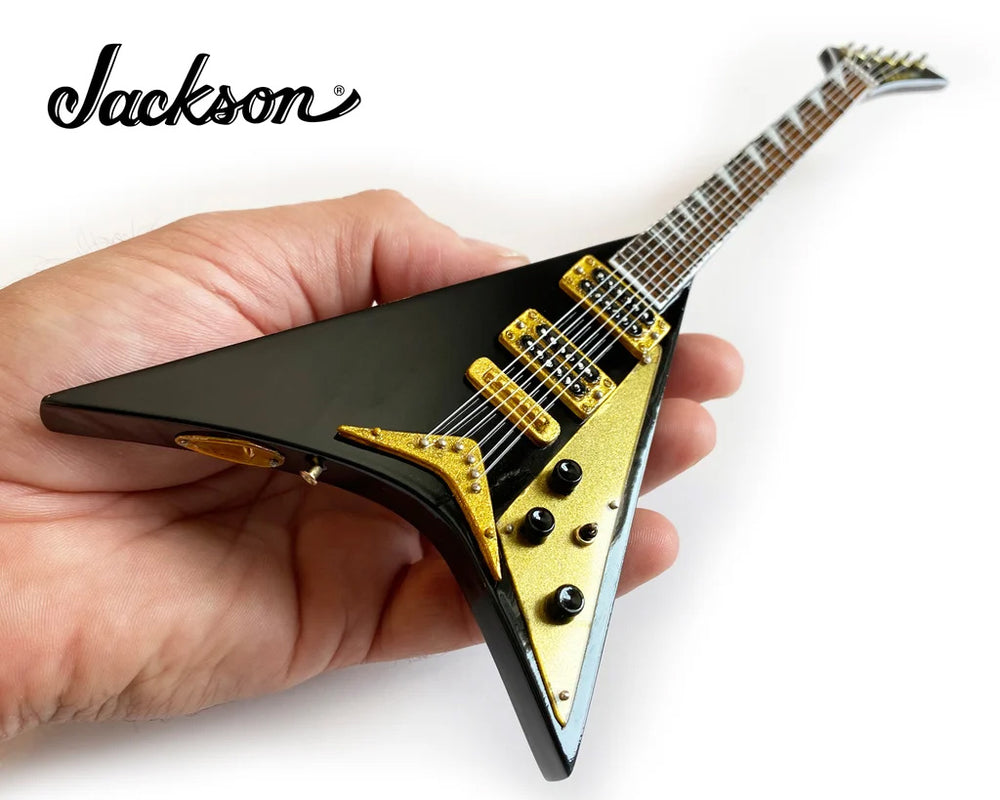 AXE HEAVEN Jackson Guitars® Signature Rhoads Black Concorde Mini Guitar Gift