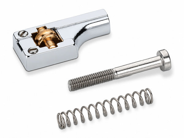 Schaller Germany 3D6 Replacement Roller Bridge Saddle, Chrome, for G/B/High E