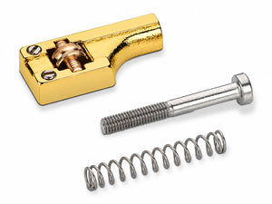 Schaller Germany 3D6 Replacement Roller Bridge Saddle, Gold, for G/B/High E