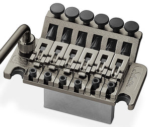 Schaller Germany Floyd Rose Tremolo Kit - Ruthenium with 42mm Block, R2 Nut