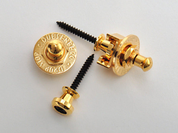 Göldo / Duesenberg Germany Drop Stop Guitar/Bass Strap Lock Set – GOLD (EPDSG)