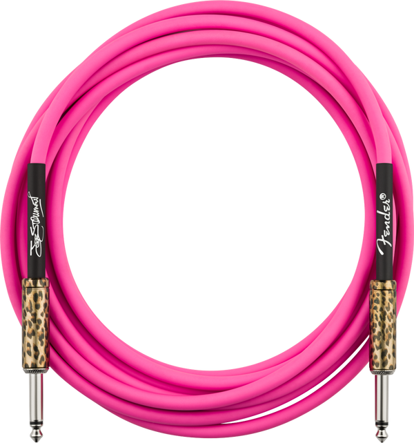 Fender Joe Strummer Signature Series 13' Instrument/Guitar Cable - Pink Leopard