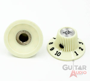 Genuine Fender '65 American Vintage Jazzmaster Hat Knobs Pair Set - 099-2086-000