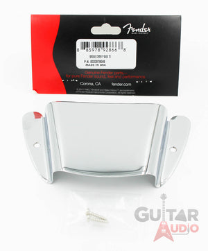 Genuine Fender '51 Tele/P Precision Bass Bridge Ashtray Cover - Chrome w/ Screws