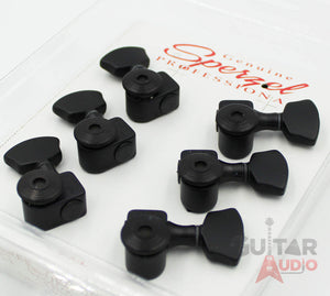 Sperzel 3x3 Trimlok 3 Per Side Locking Guitar Tuners 3+3 Tuning Pegs - BLACK