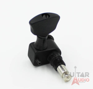 Sperzel 3x3 Trimlok 3 Per Side Locking Guitar Tuners 3+3 Tuning Pegs - BLACK