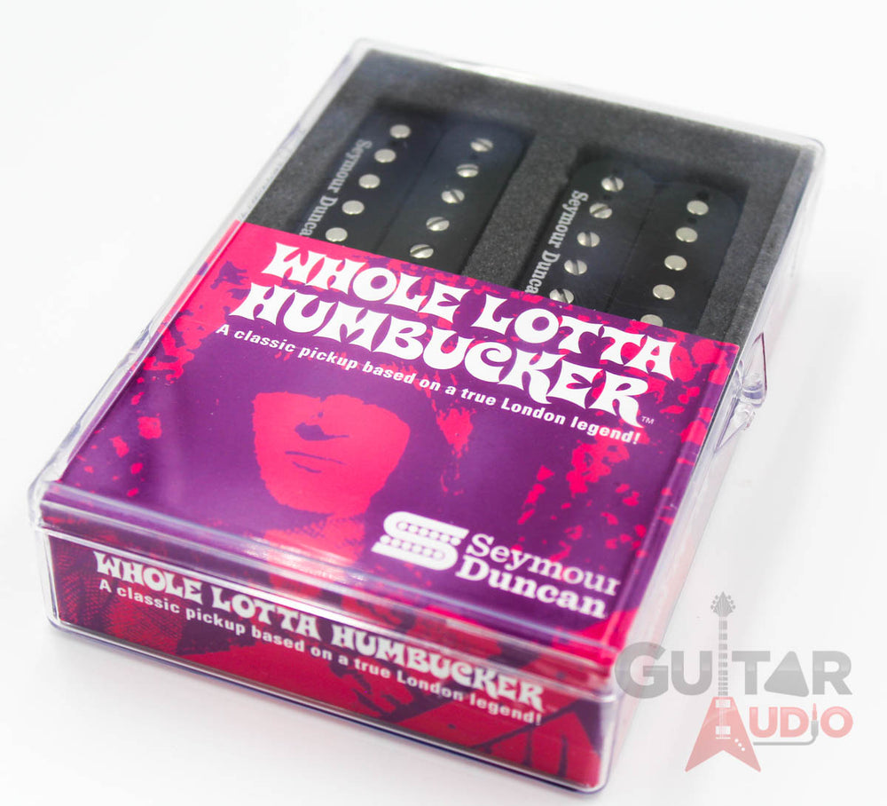 Seymour Duncan SH-18s Whole Lotta Humbucker Pickups Set, Bridge & Neck, Black