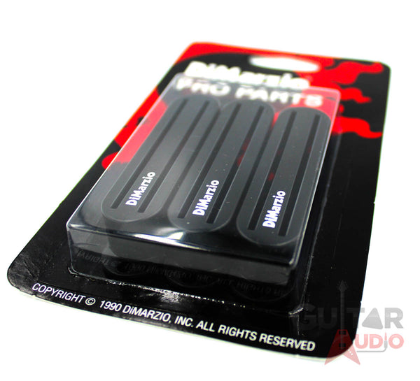 DiMarzio Set of (3) FAST TRACK Guitar Pickup Covers, BLACK, DM2002BK